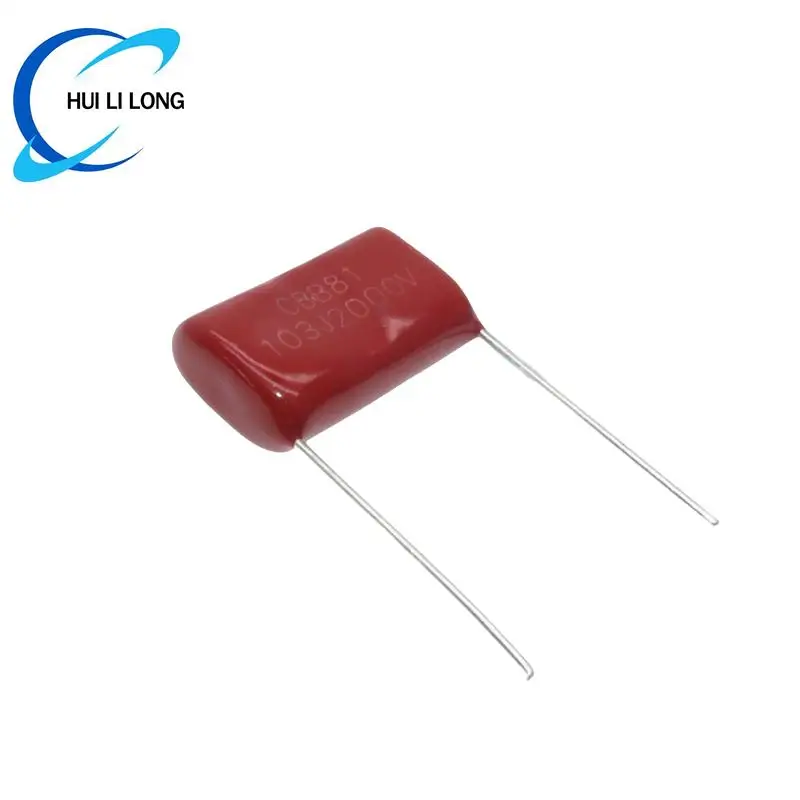 10pcs Metallized Polypropylene Film Capacitor CBB81 2000V 103J/153J/183J/223J /333J 2KV 103 153 183 223 333 Pitch 20mm
