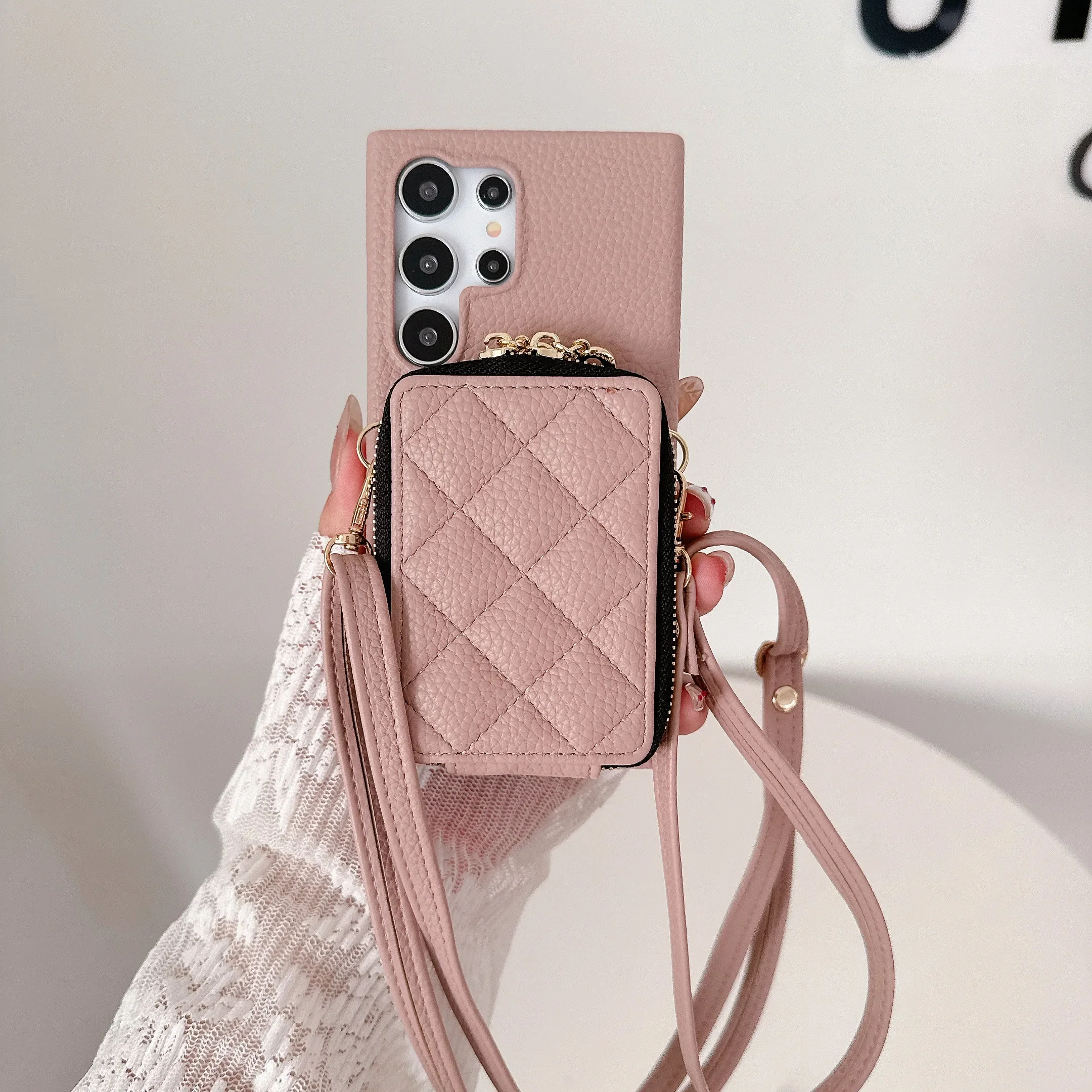 Crossbody Phone Case With Card Holder For Samsung Galaxy Models_voghion.com
