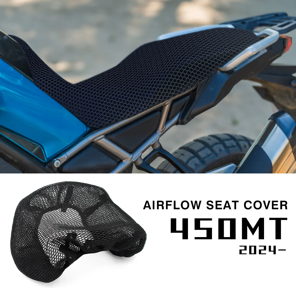 Motorcycle Airflow Seat Cover for CF-Moto 450MT 450 MT Accessories Air Flow Cushion Protection For CFMOTO IBEX450 MT450 MT 450