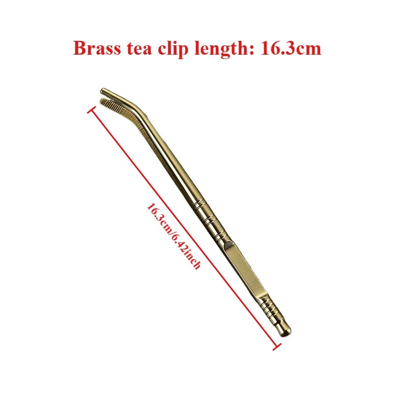 Brass Tea Clip Metal Toast Tong Pure Copper Toaster Bagel Bacon Tweezers Sugar Ice Tea Tong Teaware Kitchen Accessories Tool NEW
