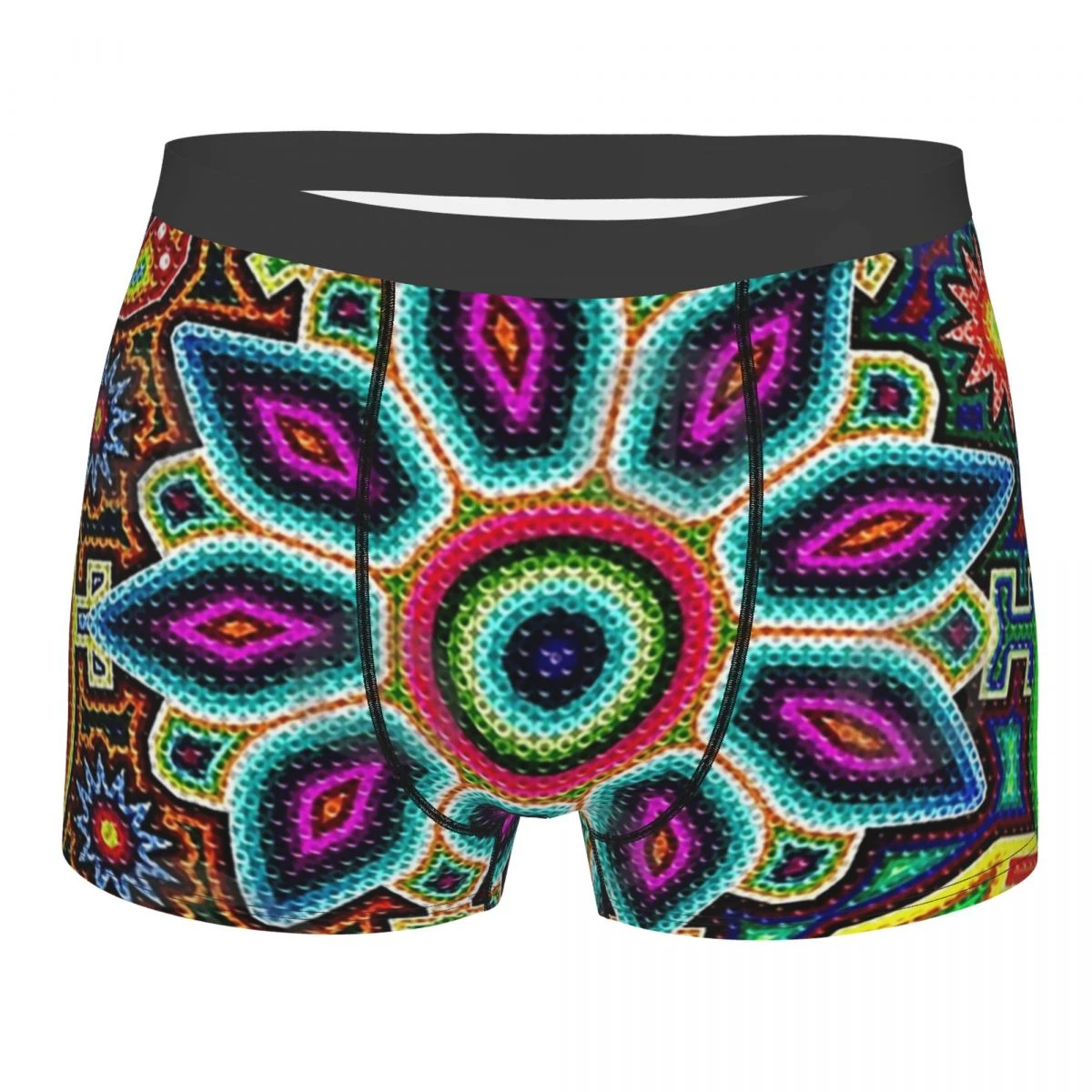 Huichol ropa interior Sexy a cuadros para hombre, calzoncillos Arte de México, suaves| | AliExpress