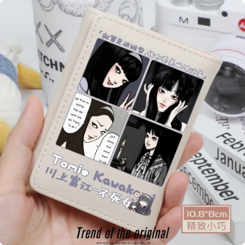 Anime Tomie Kawakami Fashion Wallet PU Purse Card Holder Hasp Money Bag Cosplay Gift B1399