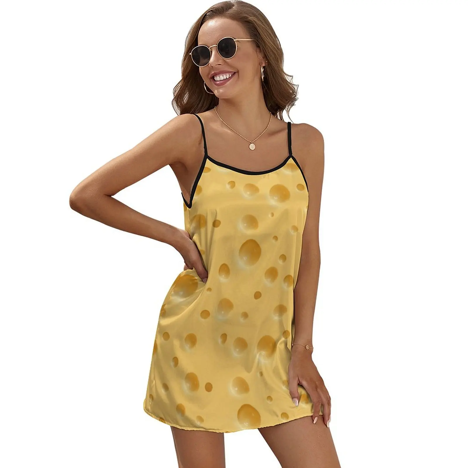 

cheese Sleeveless Dress dress summer dress women 2024 dresses for womens 2024