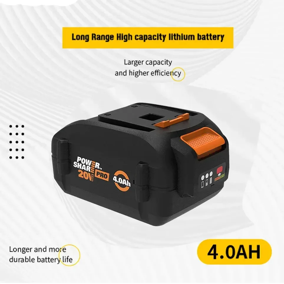 Original For WORX brand new genuine WA3578 - PowerShare 20V 4.0AH/5.0AH/6.0AH lithium-ion large-capacity battery 6