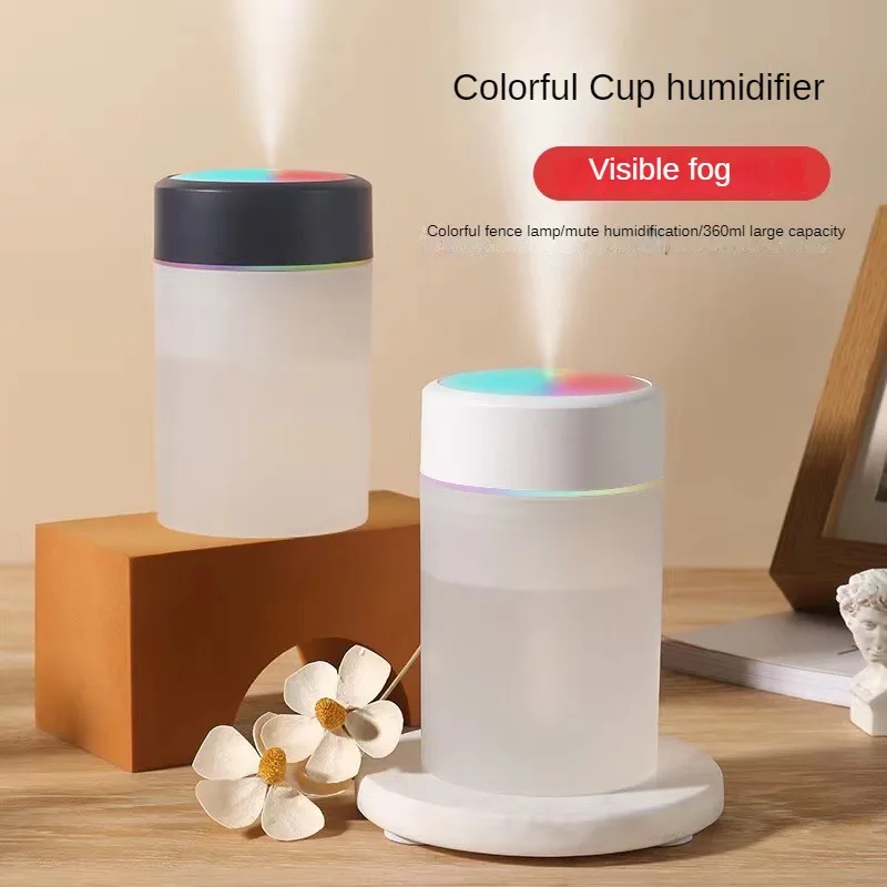

Colorful Cup Air Humidifier: The Ultimate USB Rechargeable Solution for Small Water Supplement