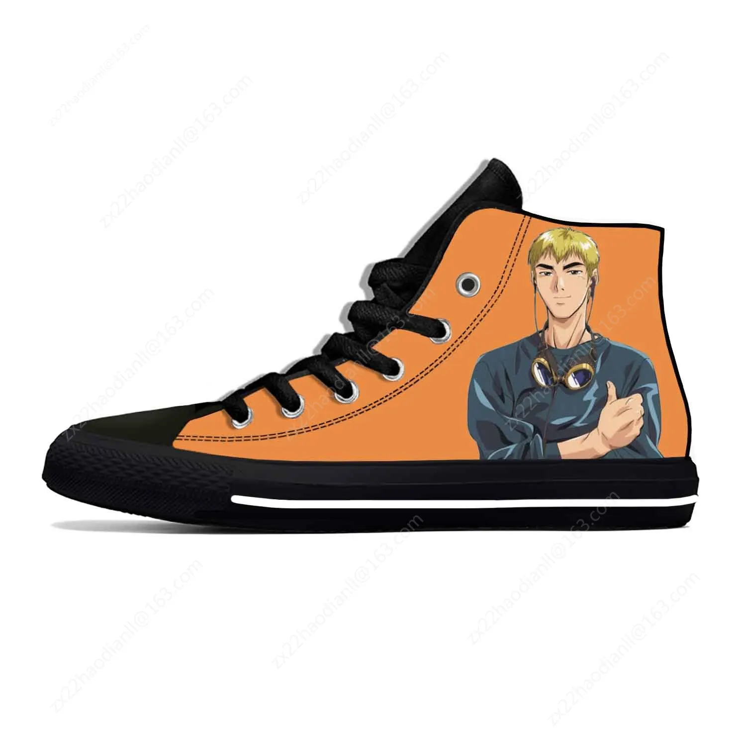 Hot Anime Manga Cartoon Great Teacher Onizuka GTO Casual Cloth Shoes High Top Lightweight Breathable 3D Print Men Women Sneakers