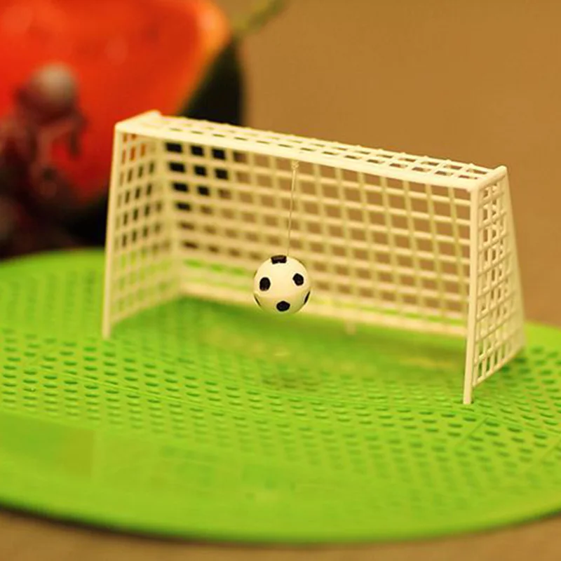 Urinal Screen Mat 3pcs Shooting Mat Creative Goal Urinal Football Urinal Male Toilet Clean Deodorant Bathroom Pad Leather Aromatic Restroom