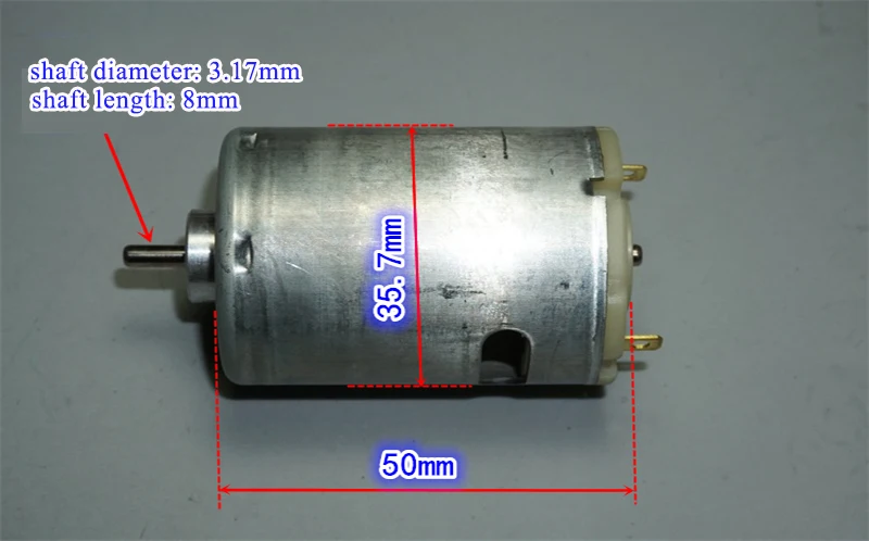 MABUCHI RS-540RA-6530 DC 3.7V-7.4V 22000RPM High Speed Power Drill Tool Motor - Foto 11