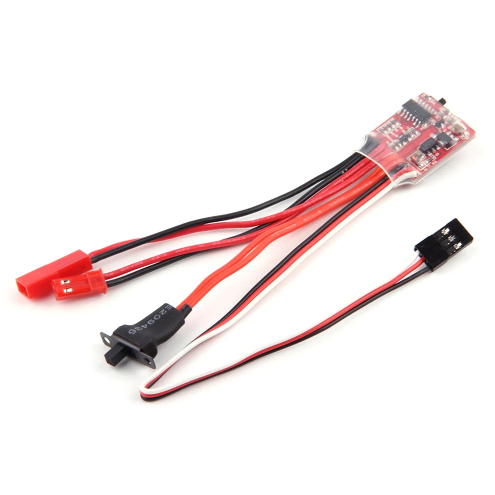 Micro ESC 20A 30A Brushed ESC RC ESC Elektrischer Geschwindigkeitsregler 2S 4~8V für DIY Mini 1/16 1/18 1/24 RC Auto Boot Panzer mit Bremse – Detail 11