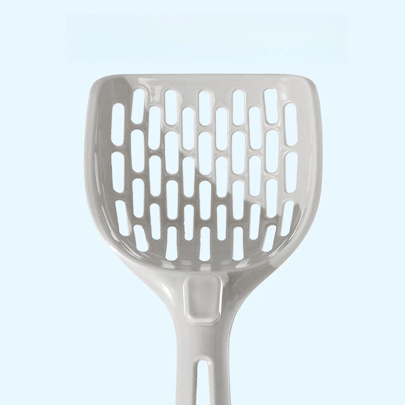 1/2/3pcs Durable Cat Litter Scoop Low Price Strong Plastic Grid Kitty Sand Shovel For Cleaning Pet Litter Box Multi Pack Option_voghion.com