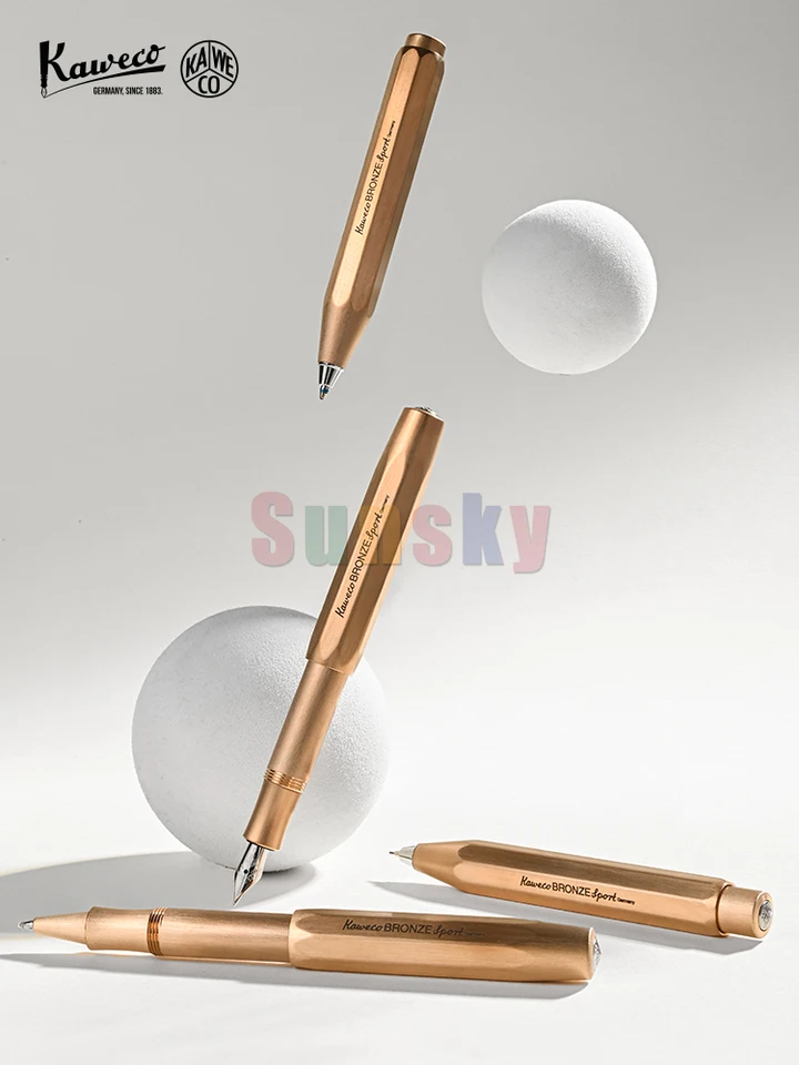 Kaweco-ブロンズボールペン、限定版、メカニカルペンシル、ロール