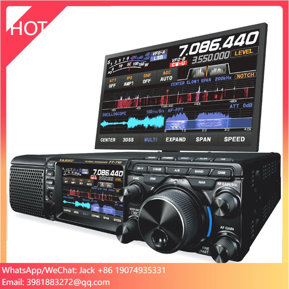 Yaesu FT-710 100W HF 50MHz CW AM FM Band AESS Shortwave Radio