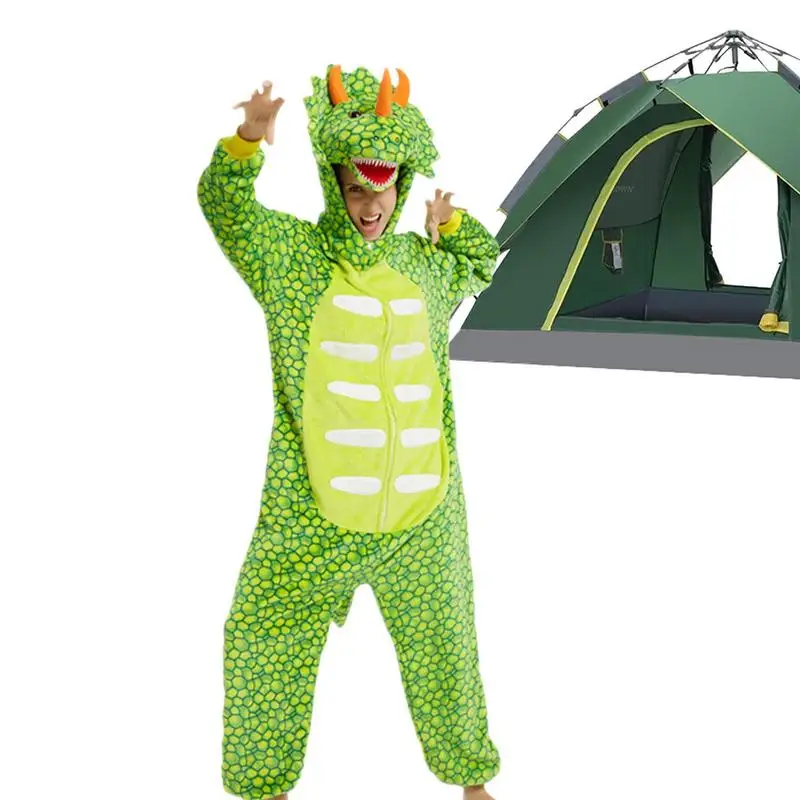 

Adult Animal Pajamas Unisex Animal Onesie Costume With Zipper Novelty Pajamas For Sleepwear Festival Parade Theme Party