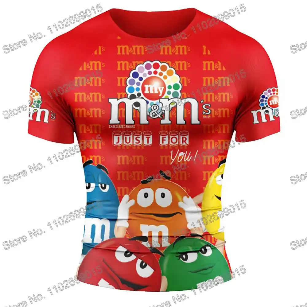 Rash Guard Surfing Swimsuit Chocolate Beans BJJ MMA Men Short Sleeve UV Protection Diving Swimwear Summer Beach Tights Women GYM