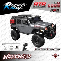 HB R1011 New Upgraded Wrangler Model RC Car Electric Winch Differential Lock 1:10 Climbing Car 4WD Off-Road Vehicle Toy Gift 1