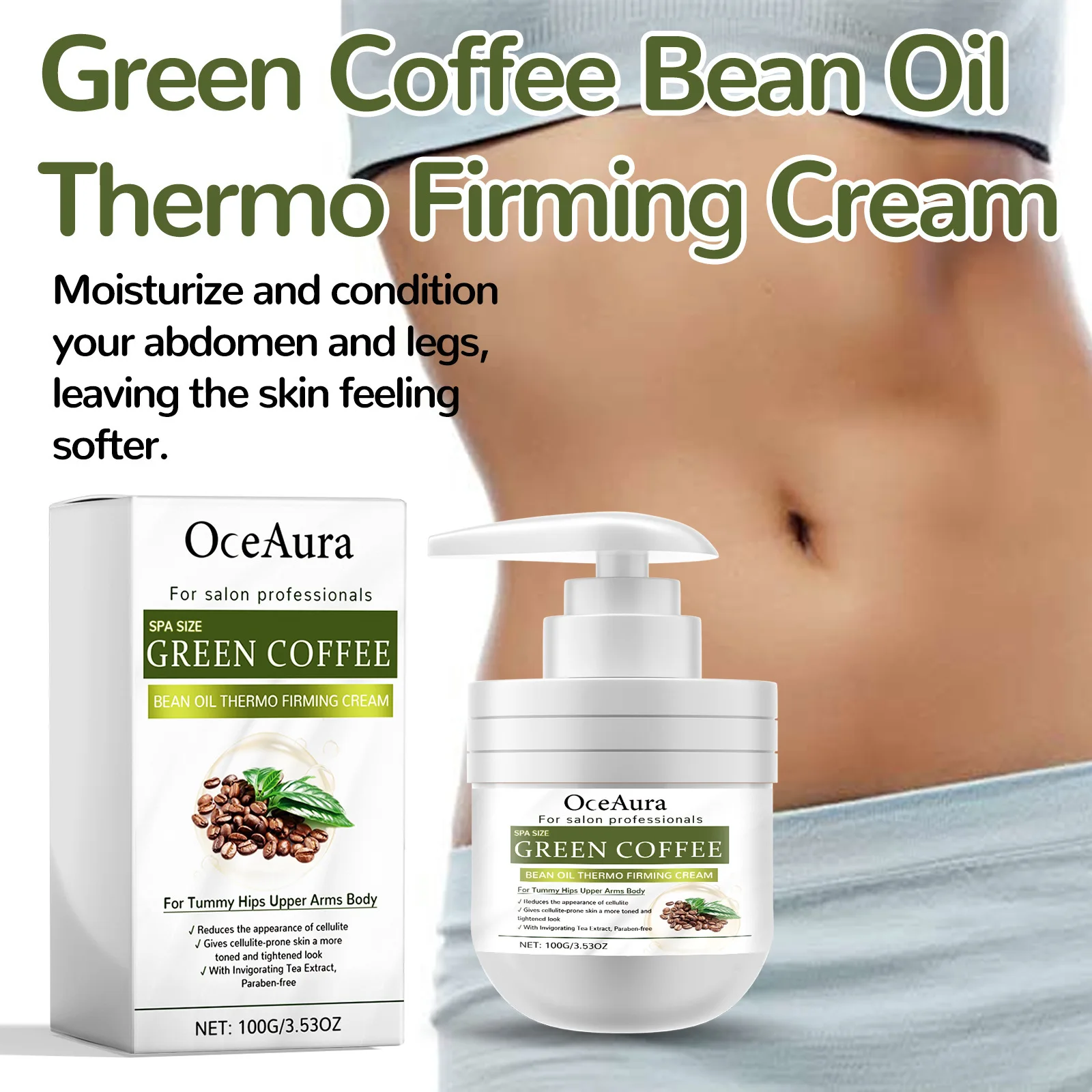 Oceaura Body Firming Cream Deep Moisturize Increase Brightening Improve Lifting Sculpting Breast Bleaching Dark Skin Care Lotion 4