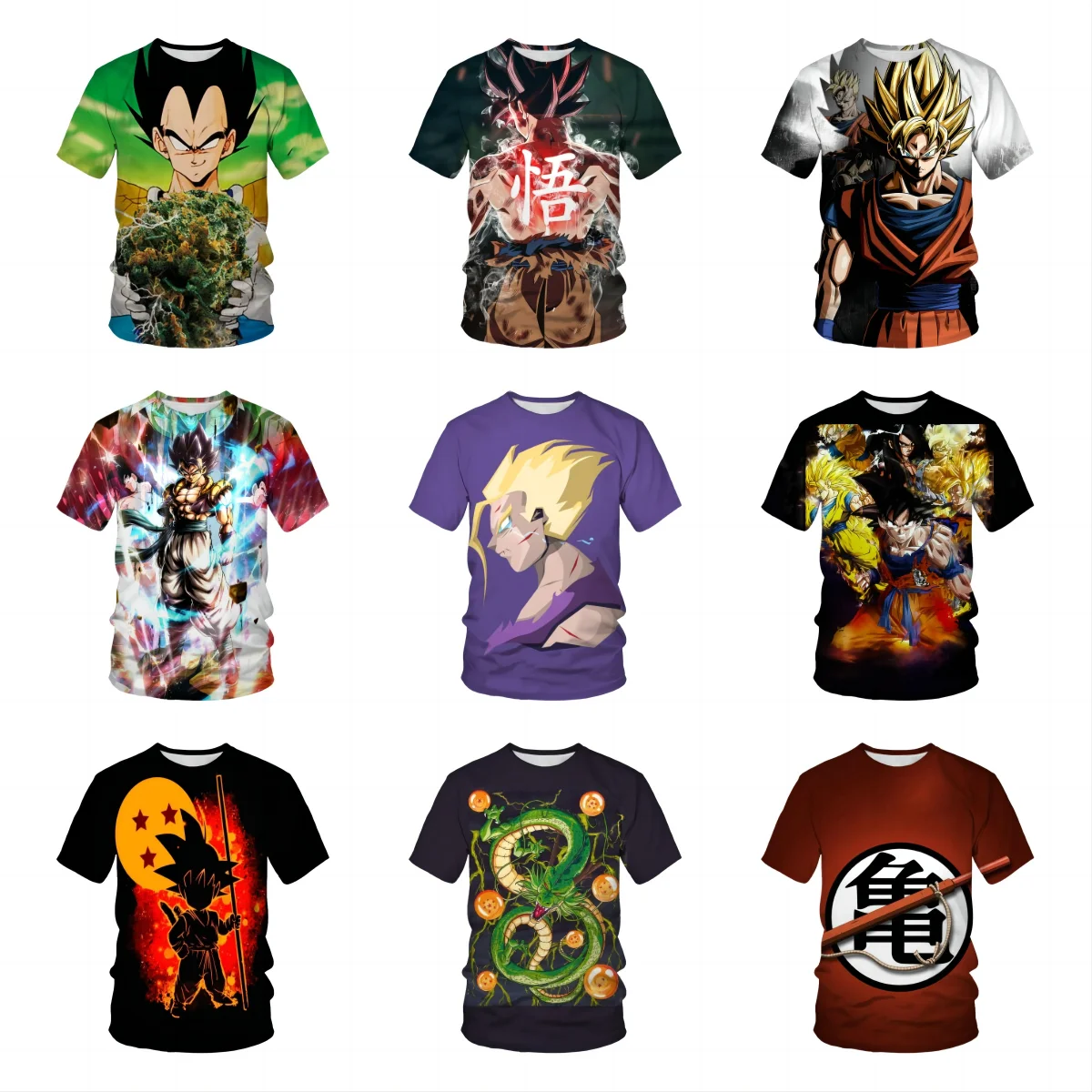 

Dragon Ball Summer Fashion 3D Print T Shirts for Men Casual O-Neck Short Sleeve Oversized T-shirts Streetwear Anime Loose Tops