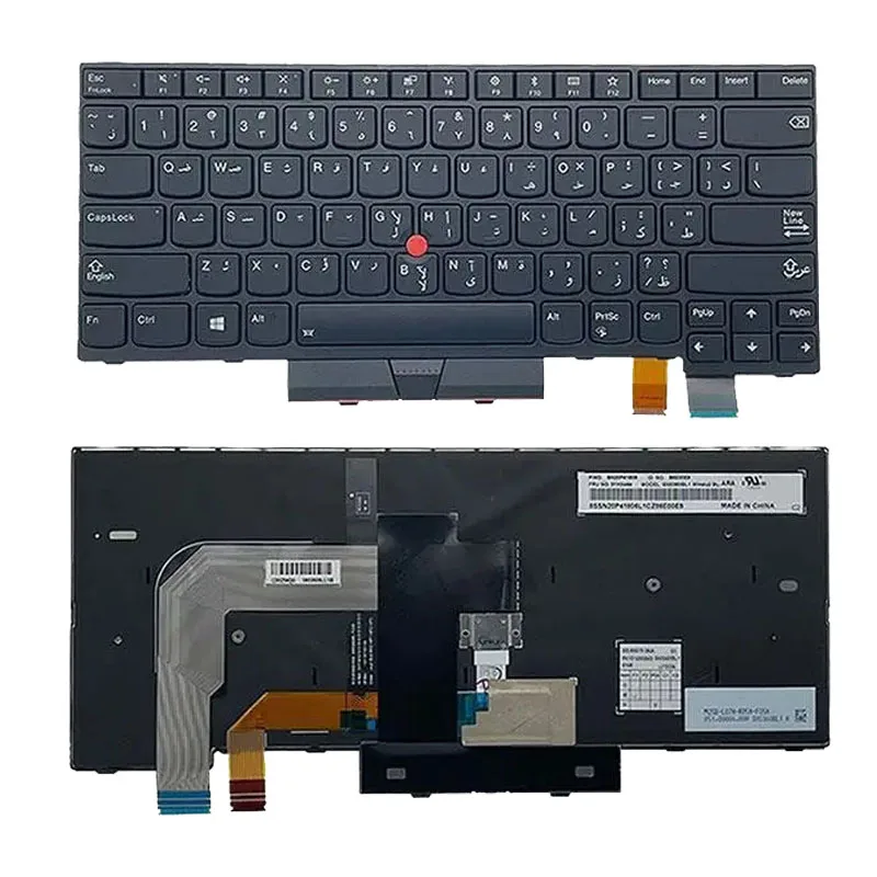 Per Lenovo Thinkpad T470 T480 A475 A485 Tastiera Per Laptop Retroilluminata Ar Araba