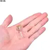 10PCS Mini Tiny  Glass Bottles with Cork Stopper Clear Bottle Vial Wedding Decoration Small Clear Cork Stopper Glass Bottles 6