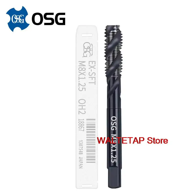 

Японский оригинальный спиральный рифленый кран OSG HSSE, заостренный профилирующий кран M2 M2 M2, 5 M3 M4 M5 M6 M8 M10 M12 M14 M16, краны с машинной резьбой