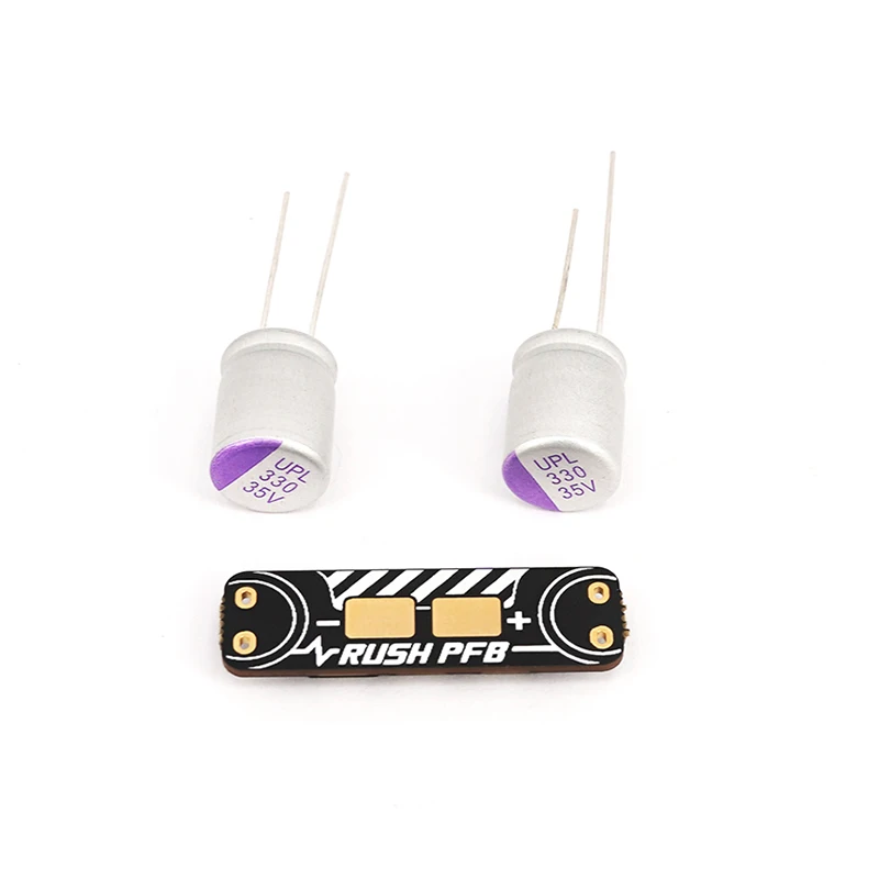 

RUSHFPV RUSH PFB плата фильтра питания с 2 шт. 35 в 330 мкФ электрическая емкость для RUSH BLADES 6S LIPO ESCs Контроллер полета