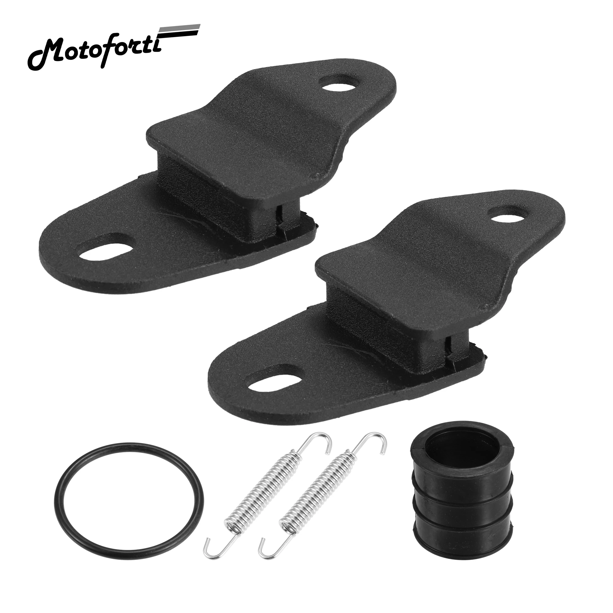 Motoforti 1 Set Kit Di Ganci Per Tubi Silenziatore Di Scarico Per Yamaha Banshee 350 Yfz350 1987-2006 Per Yamaha Banshee 350 Yfz350Le 03-04