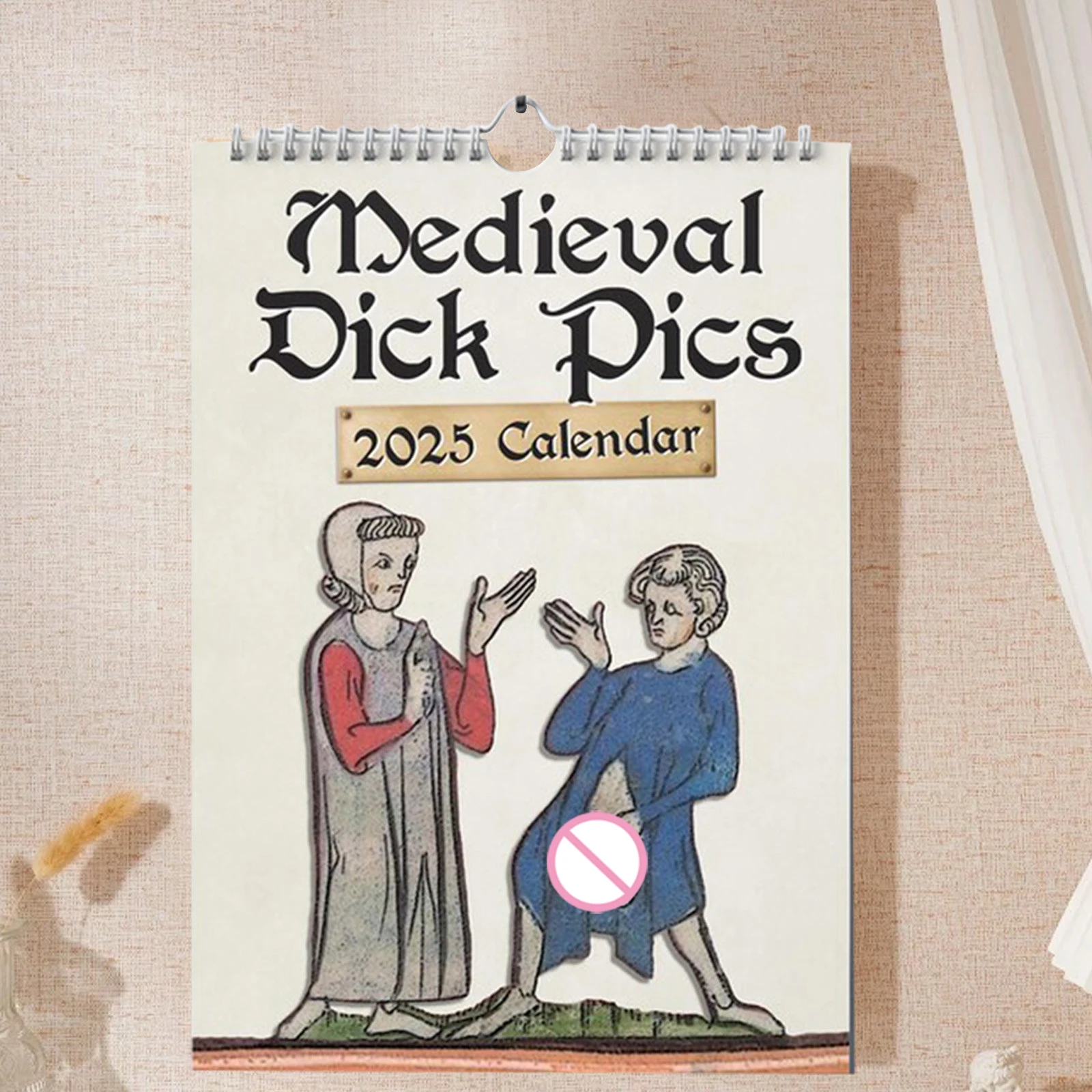 Medieval Dick Pics Wall Calendar Funny Rude Gag Gifts