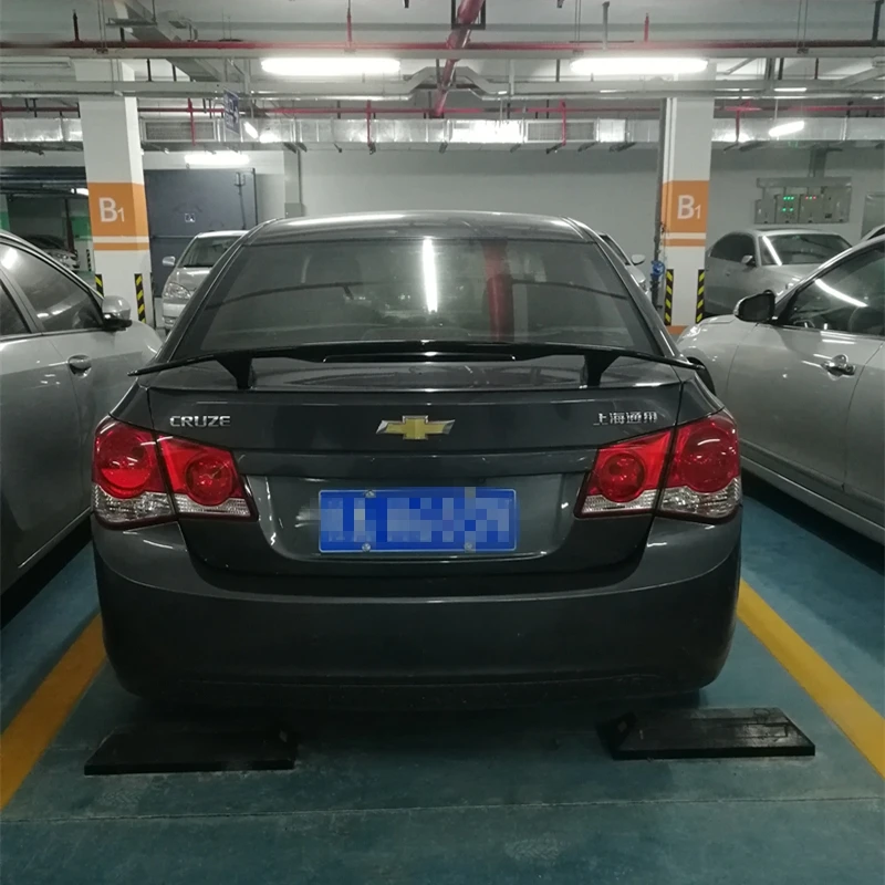 

ABS material primer color with brake light LED sedan sedan universal rear spoiler for Chevrolet Cruze spoiler 2009-2018