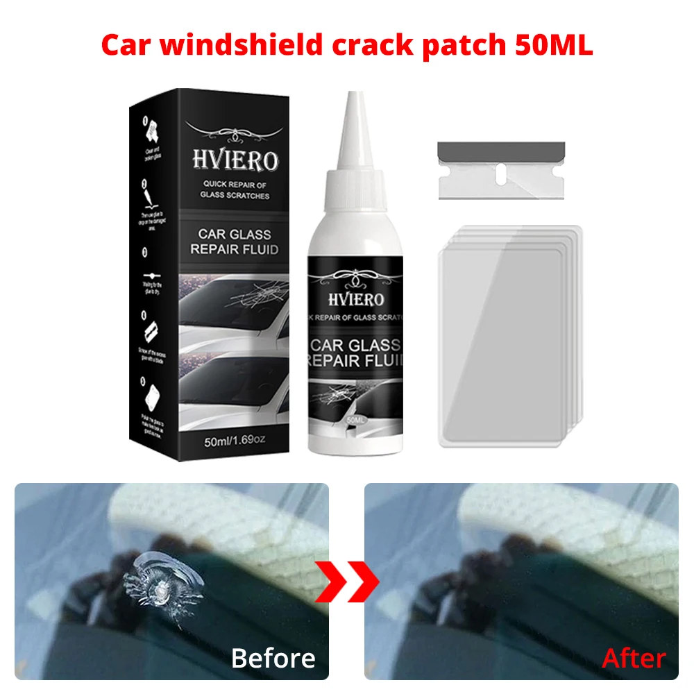 Windshield Repair Kit Crack Chip Glass Repair Set Car Windscreen