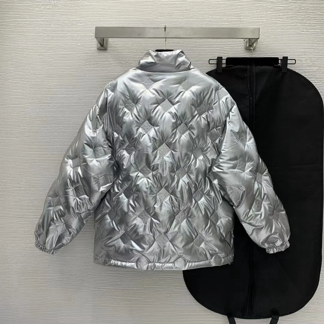 

2024 Autumn/Winter New Fashionable and Stylish Style Double sided Wearing Warm Down Coat+Free Dust Bag