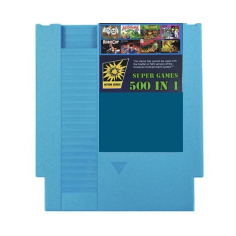 500 in 1 Game Cartridge for NES Console 72Pins Video Game Card