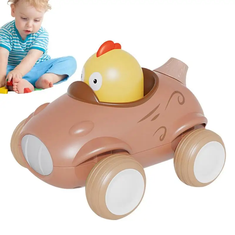 

Press Car Toy Animal Pull Back Toys Inertia Car Toys Small Pull Back Vehicles Toy With Light And Sound For Birthday Gift