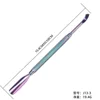 Manicure Cuticle Pusher Triangle Cuticle Nail Pusher Peeler Scraper Professional Grade Stainless Steel Remover