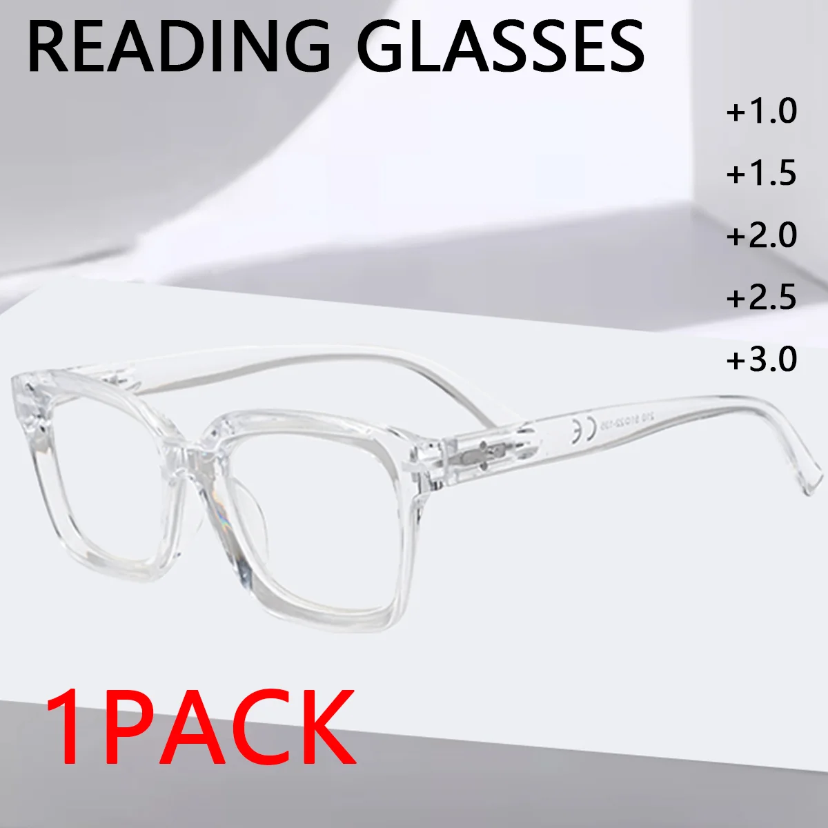 Anti Blue Light Glasses 1PC Transparent Computer Mobile Phone Spectacles Flat Lens Comfortable