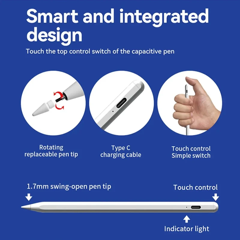 قلم عالمي للهاتف المحمول اللوحي قلم اللمس لنظام IO...