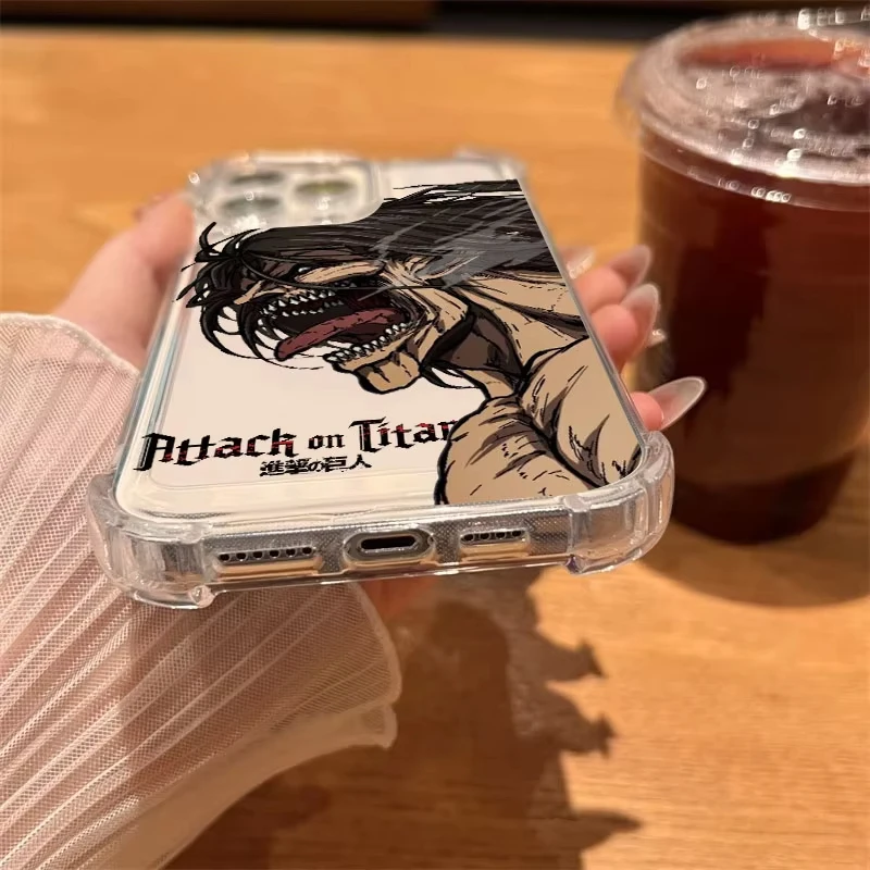 Anime Attack On Titan Shockproof Phone Case - Soft and Durable Cover with Hot Design