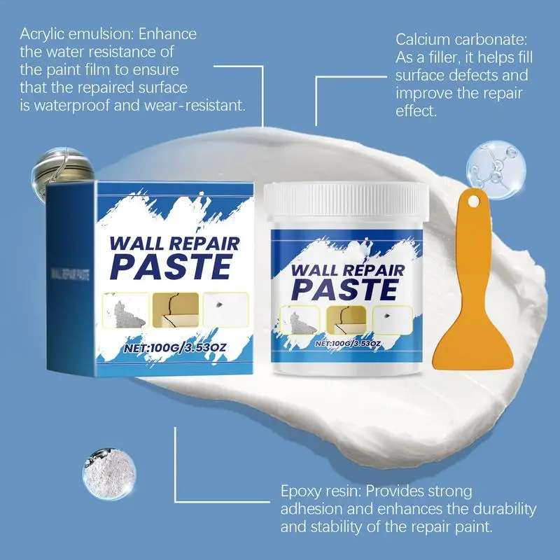 Quick Fix For Wall Crack Wall Paste Painting Multipurpose Anti-Leaking Putty Repair Holes Hole Fill Quick Ceramic