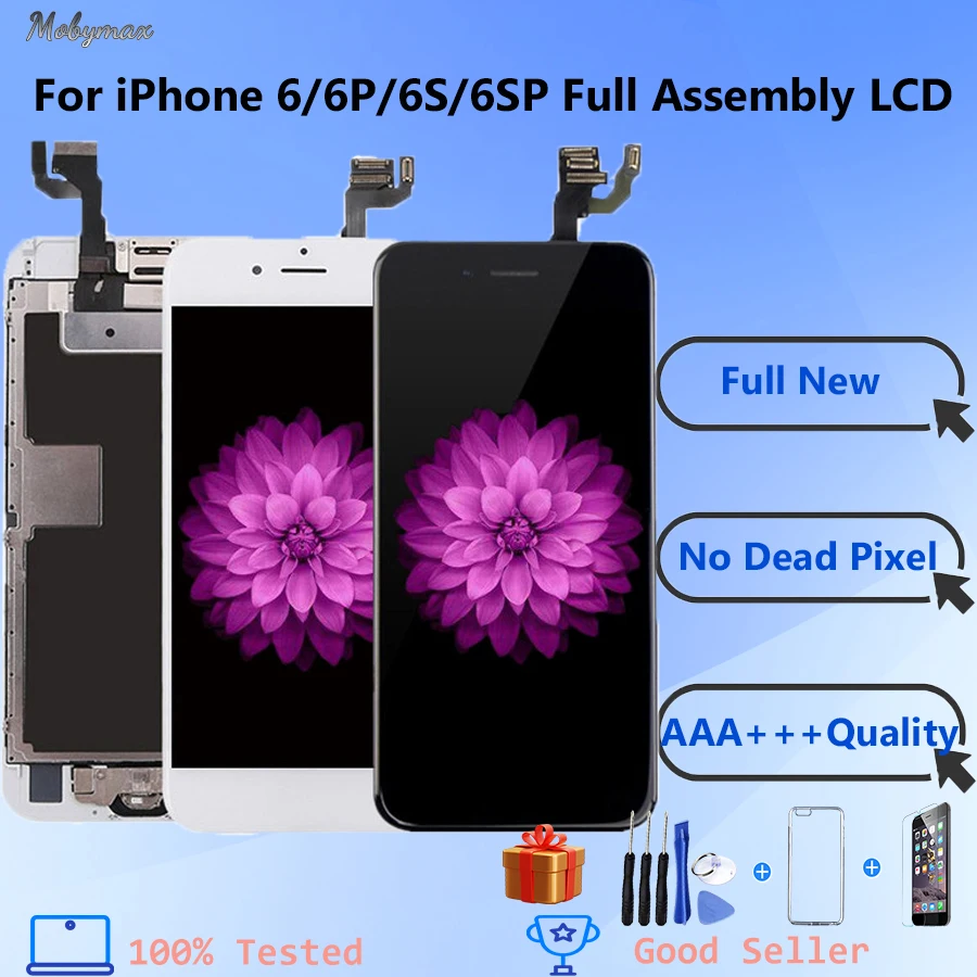 Lcd Completo O Lcd Completo Per Iphone 6 6S 6 Plus O Per Iphone 6S Plus Sostituzione Display Schermo Con Spedizione Gratuita + Strumenti