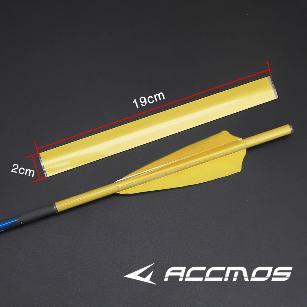 Archery Arrows 15Pcs Archery Arrow Wraps Universal Heat Shrinkable Adhesive Sticker Shaft Hunting Accessory