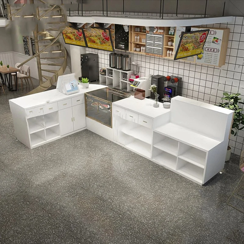 Modern Luxury Reception Desk Bar Counter Front Desk Checkout Cafe Pulpitos Churches Glass Pulpito Party Recepcion Wave