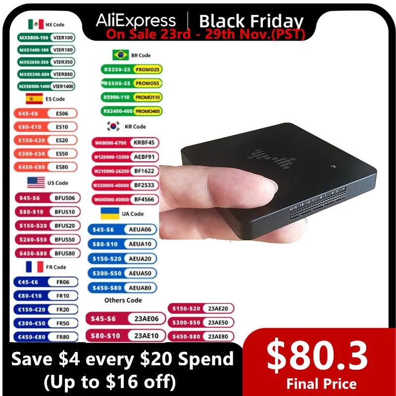 DreamSourceLabDSLogicPlusPortableMetalDSLogicLogicAnalyzer16