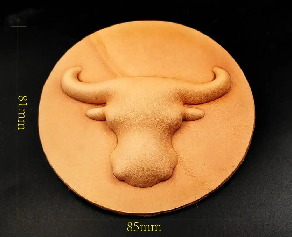 DIY handmade leather molding mold cow head molding vegetable tanned leather bull head mold leather tools leather craft tool kit leather craft tools leather craft tool