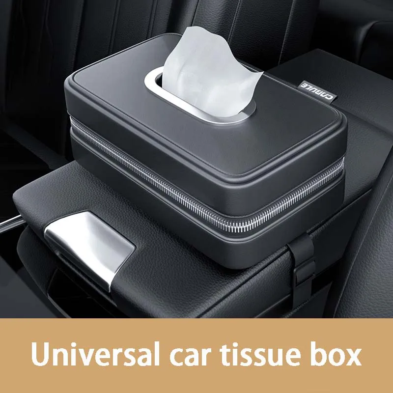 

Car leather tissue box, Sun Visor Seat Back Hanging Type Paper Bag,Interior For Nissan Honda Toyota Mazda Infiniti,Car supplies