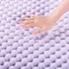 4 Inch Egg Crate Memory Foam Mattress Topper with Soothing Lavender Infusion, CertiPUR-US Certified, Queen 4