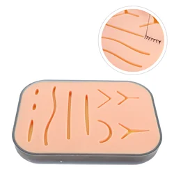 Coussin d'entraînement en Silicone pour la pratique de la Suture de la peau humaine, pour la Simulation de la peau du corps 
