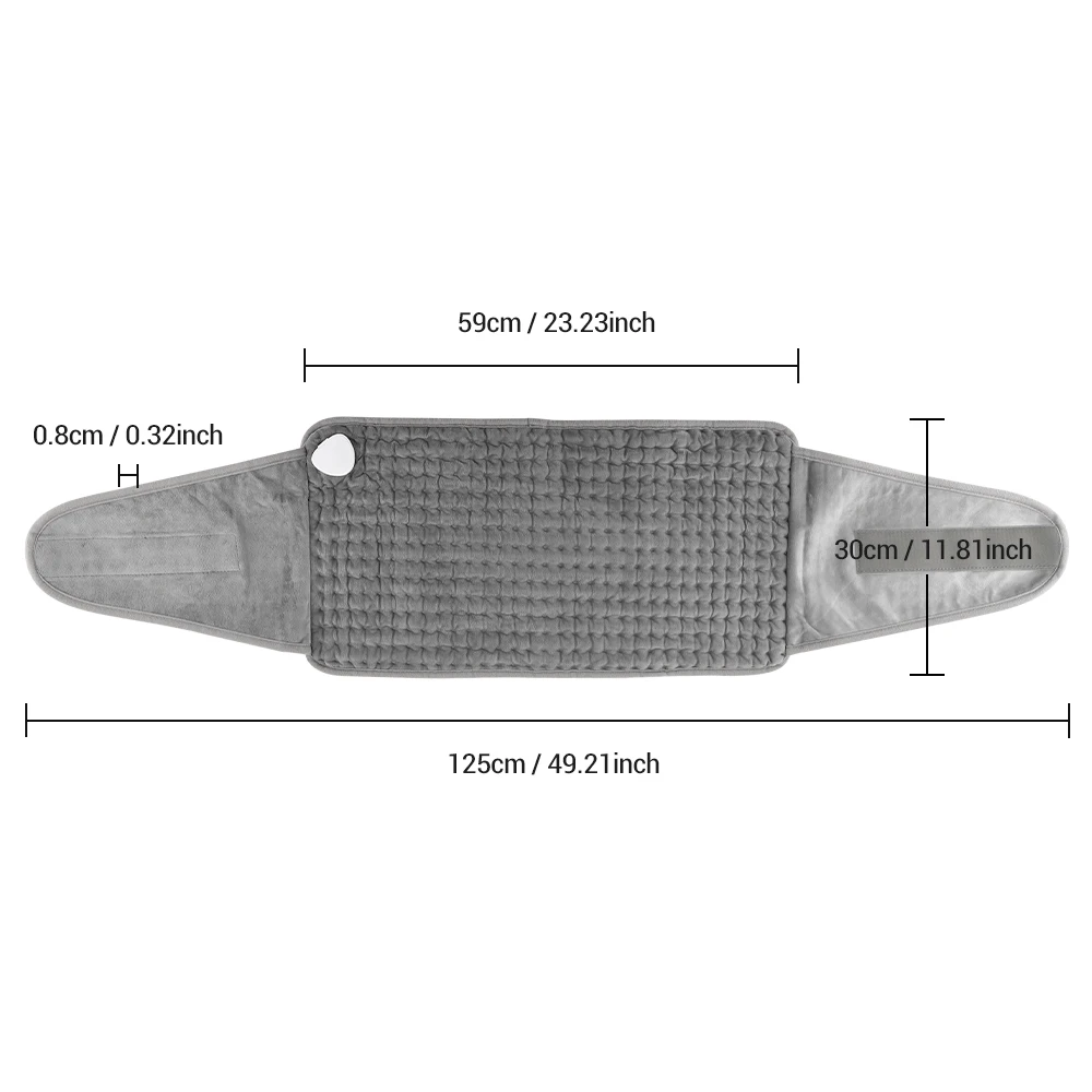 Heated Abdomen Belt Heating Lumbar Pads Waist Stomach Warmer Electric Uterus Leg