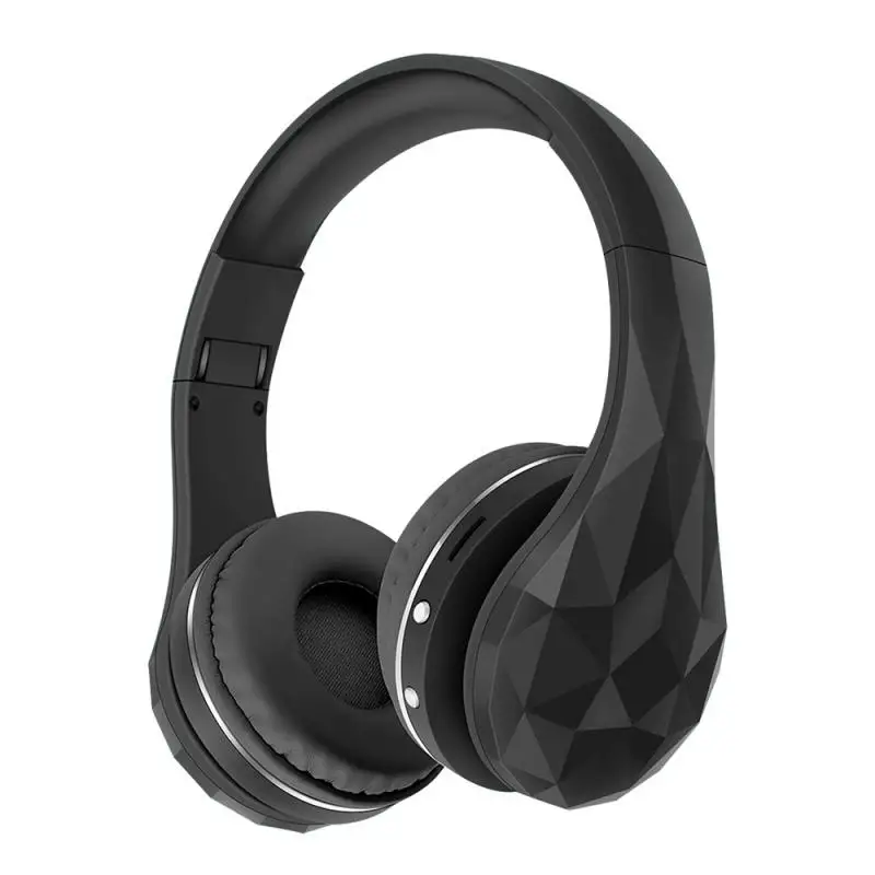 

AKZ-K85 Bluetooth-compatible Headset Stereo Surround Long Endurance Folding Soft Sports Wireless Headset Support FM TF Card