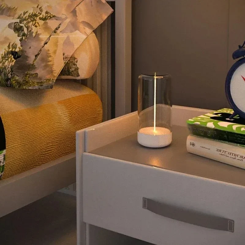 Portable LED Night Light with USB Charging and Magnet Design