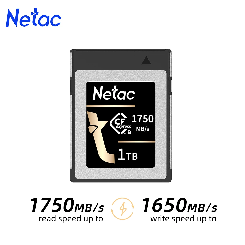 Netac-cfエクスプレスメモリカード、タイプb、256GB、512GB、1