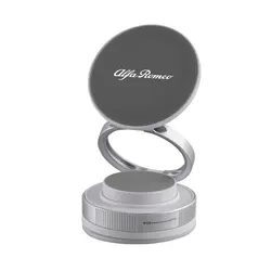 Magnetic Car Phone Mount with Mechanical Vacuum Suction Cup and Navigation Holder - 1pc (White For Alfa Romeo)